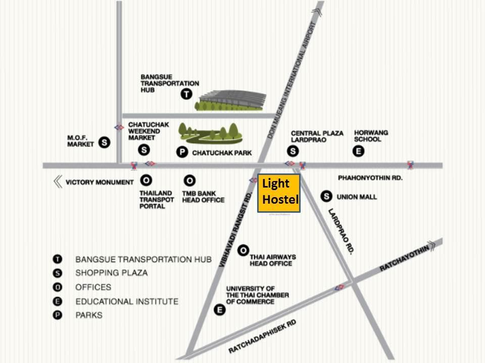 Light Star Hostel Bangkok Luaran gambar
